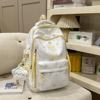 Stilvolle Stern-verzierte Schul-Rucksack Brehn