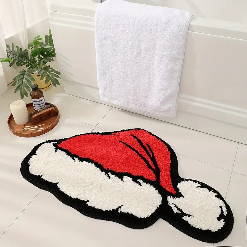 Weihnachtsbaumförmiger Teppich