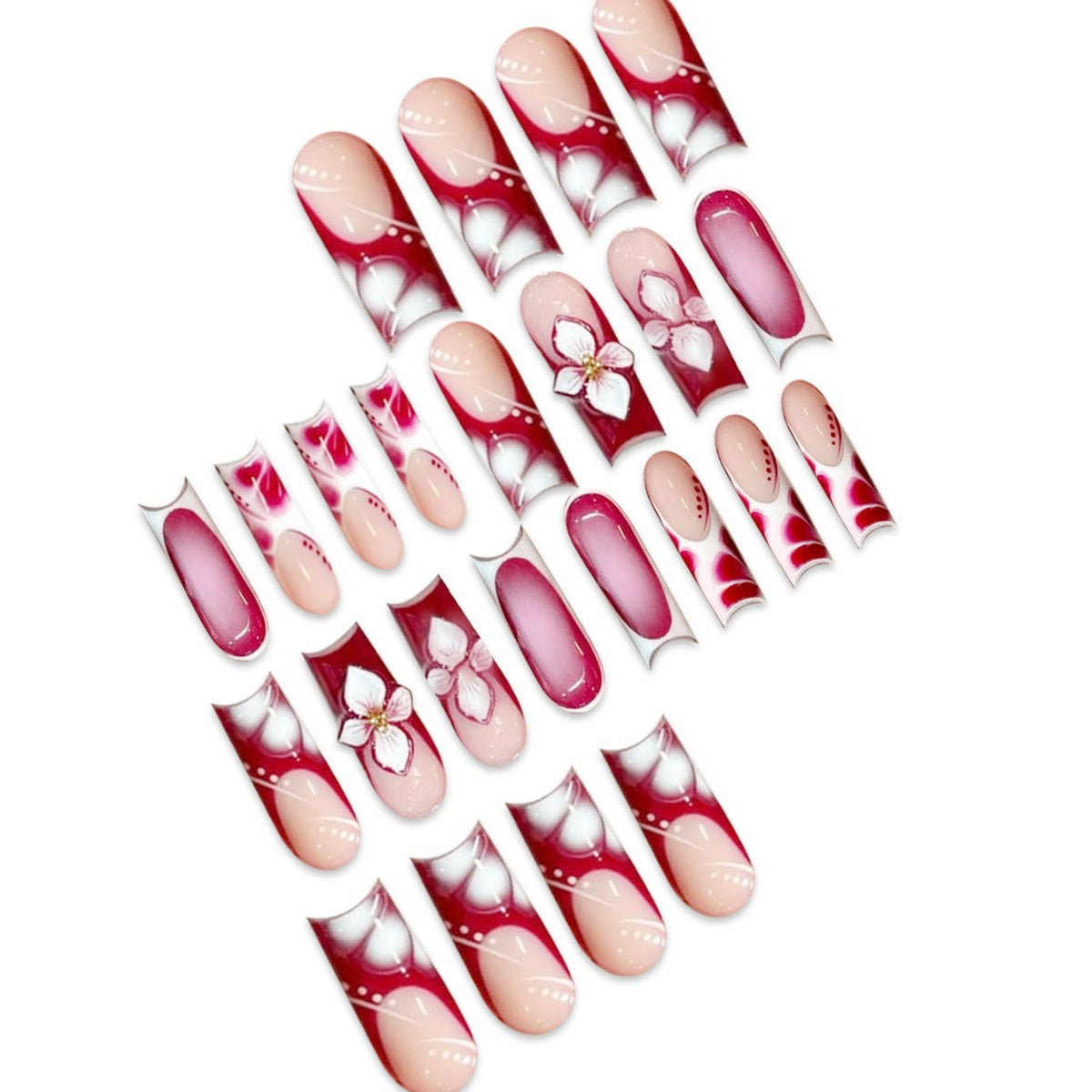 Floral Nail Art Extensions Brehn