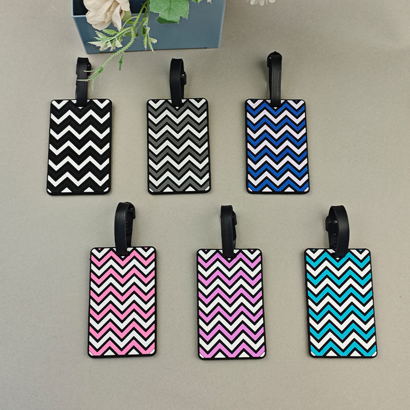 Unisex Chevron-Muster Reisegepäckanhänger Brehn