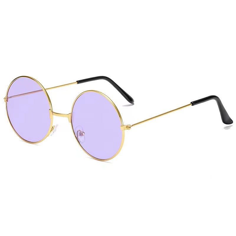 Retro Runde Glas Sonnenbrille Brehn