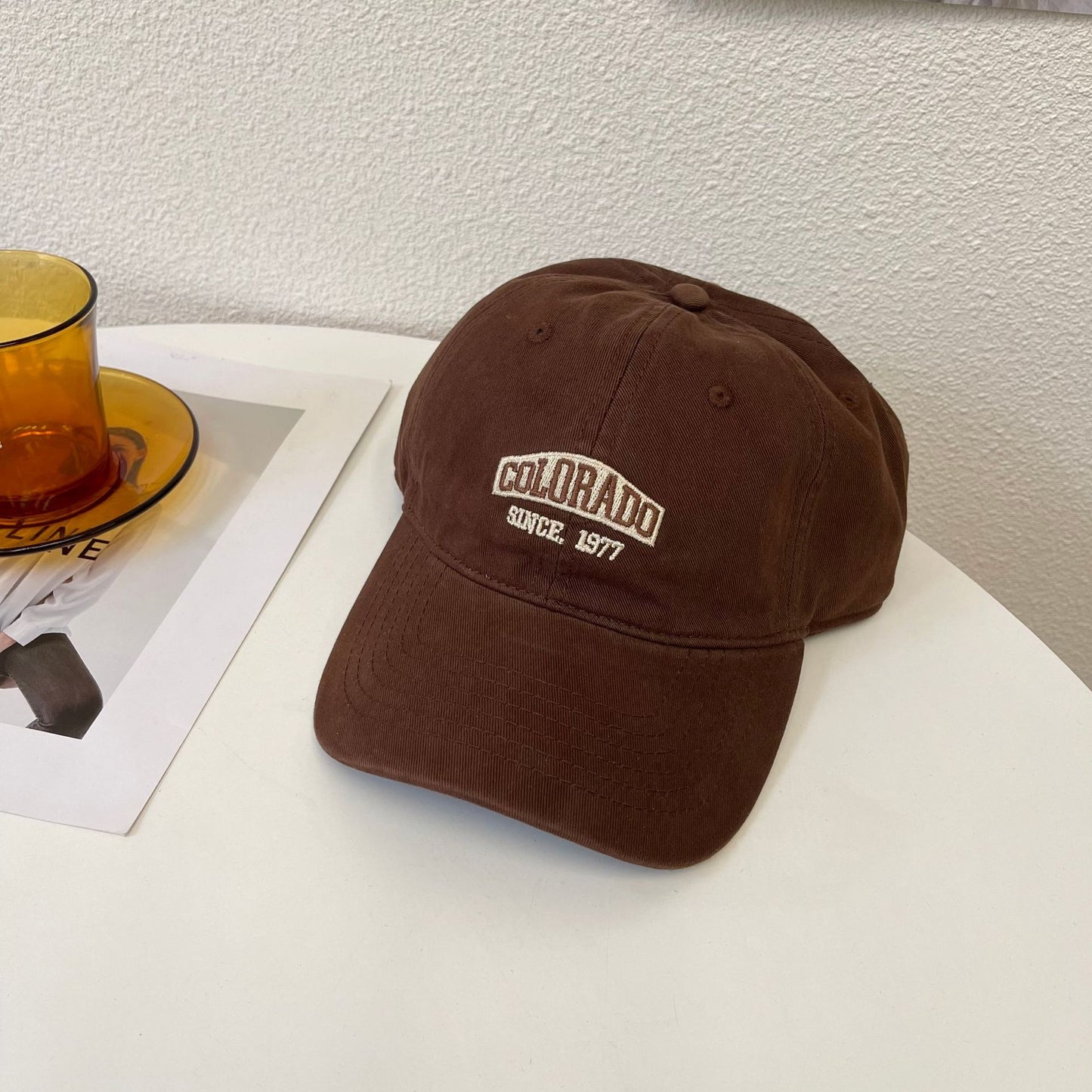 Herren Freizeit Baumwolle Verstellbare Baseballmütze Brehn