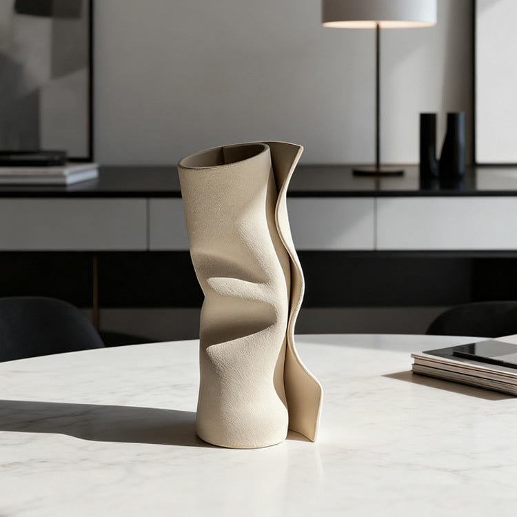 Skulpturaler Twist Dekorative Vase