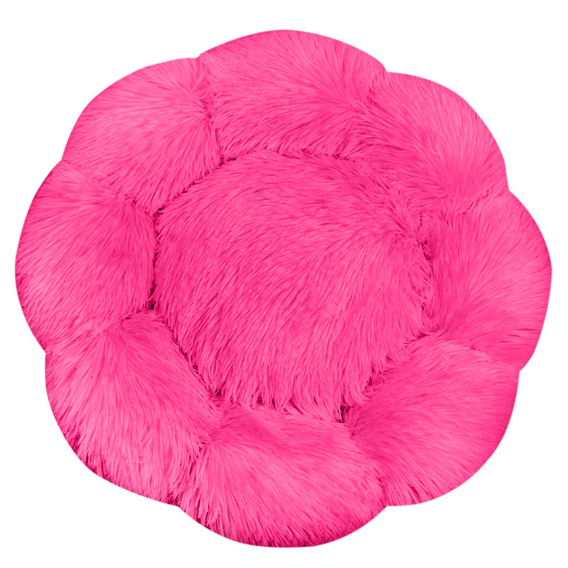 Blumenförmiges Plüsch-Hundebett