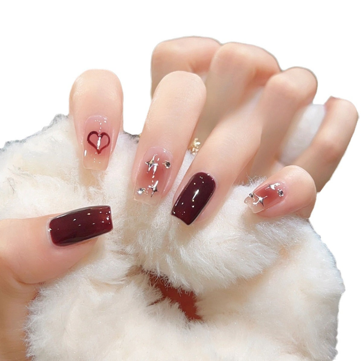Glitter Ombre Press-On Nägel Brehn