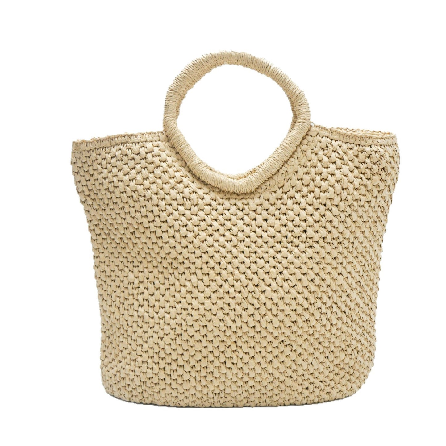 Handgefertigte Strohtasche Brehn