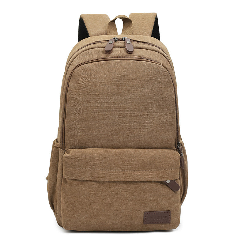 Lässiger Leinwand-Rucksack Brehn