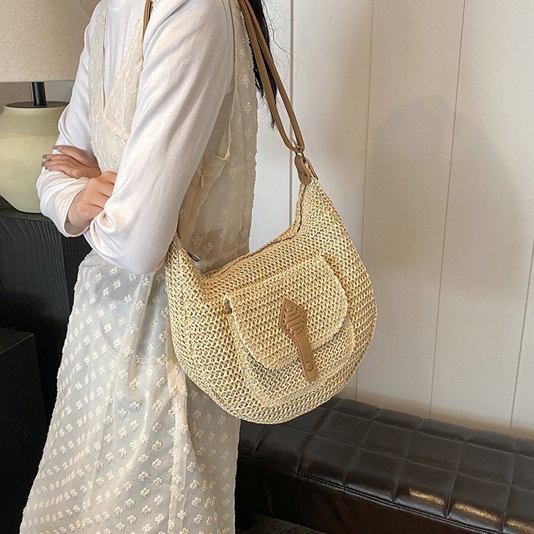 Handgefertigte Makramee-Hobo-Tasche Brehn