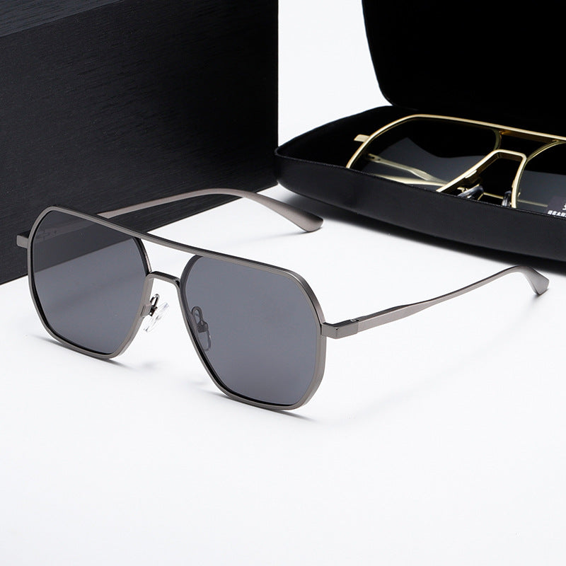Damen Innovative modische Sonnenbrille mit rechteckigem Rahmen Brehn