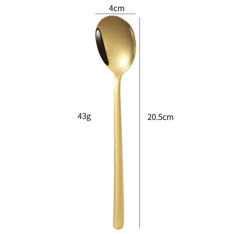 Eleganter Dessertlöffel mit Luxuriöser Goldener Oberfläche Brehn