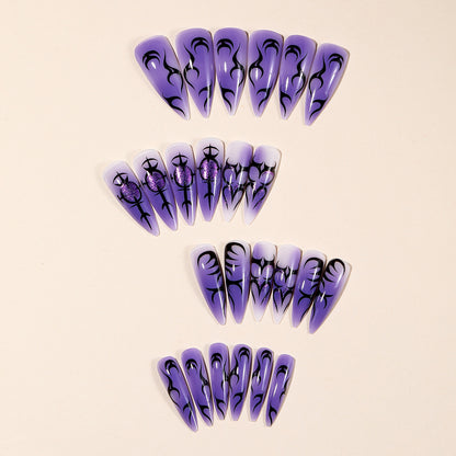 Gothic Stiletto Nagelkunst Extensions Brehn