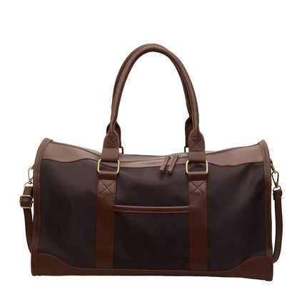 Klassische Leder Reise Duffle Brehn