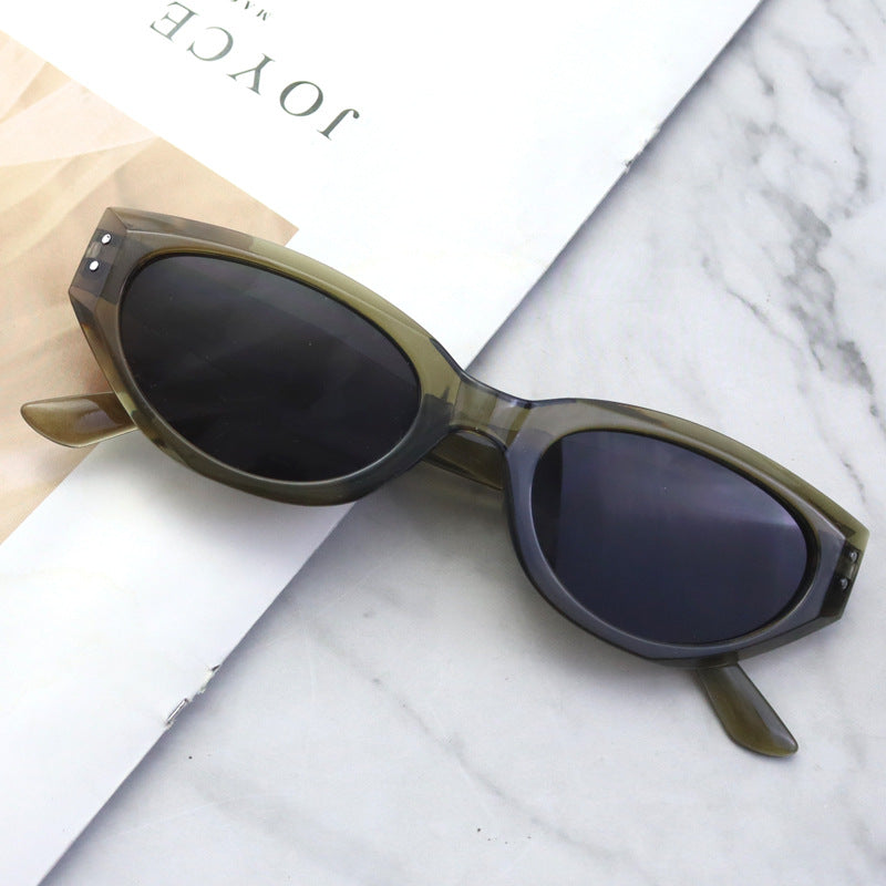 Vintage-inspirierte Katzenaugen-Sonnenbrille Brehn