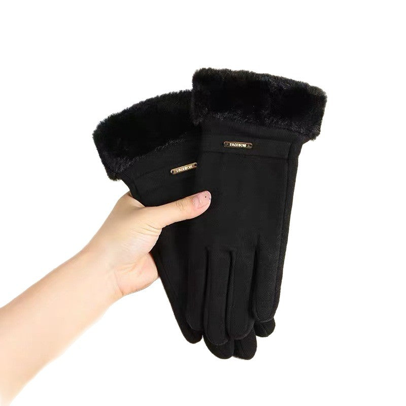 Luxuriöse Fleecegefütterte Touchscreen-Handschuhe Brehn