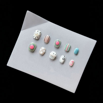 Kreative Press-On Nagelkunst Kollektion