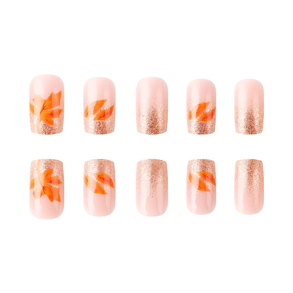 Herbst-inspiriertes Gel-Nailart-Set Brehn