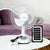 Damen Solarbetriebener Tischventilator Brehn