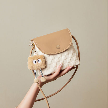 Niedliche Plüsch-Charakter-Crossbody-Tasche Brehn