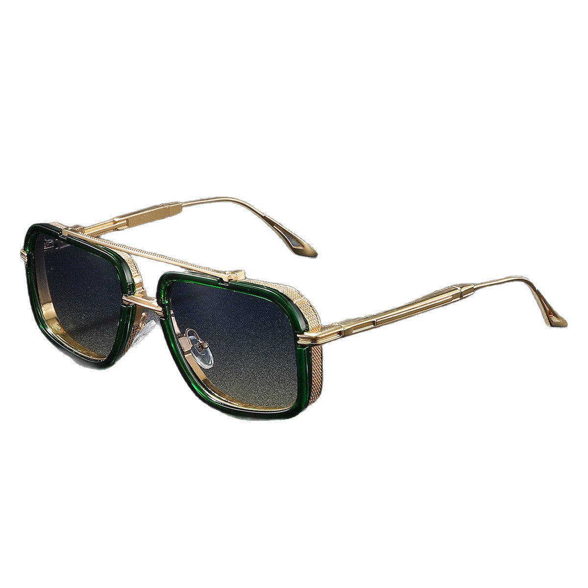 Damen Sonnenbrille mit luxuriösem Metallrahmen und stylischen Details Brehn