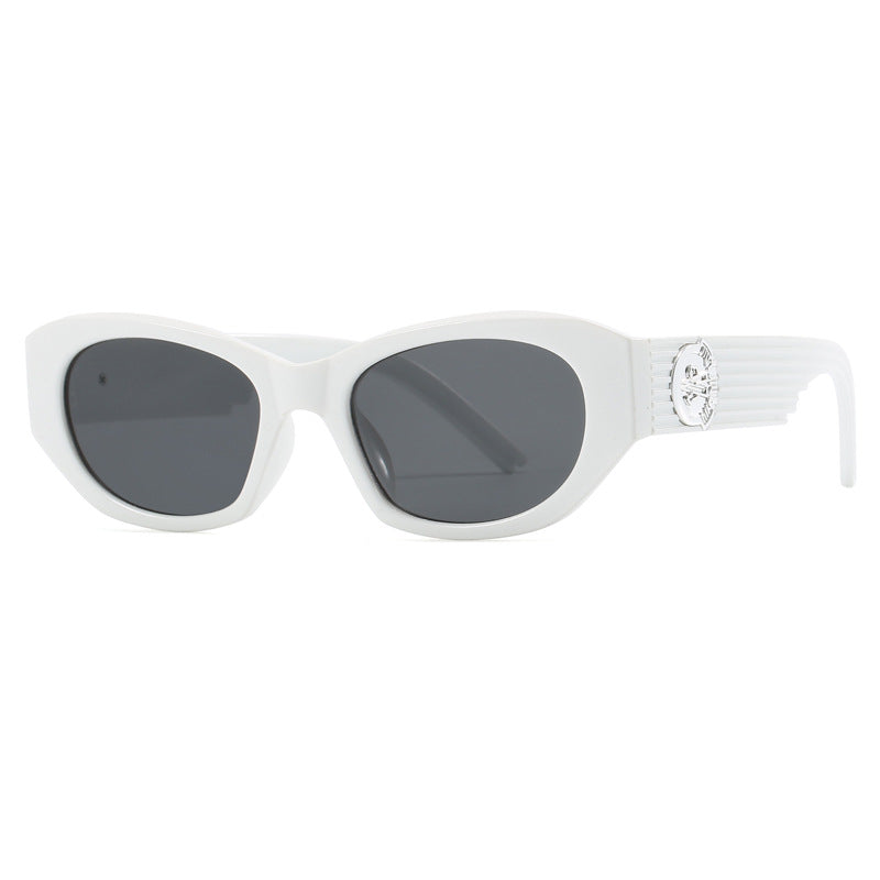 Damen Modische Sonnenbrille im auffälligen Design mit luxuriösen Rahmenelementen Brehn
