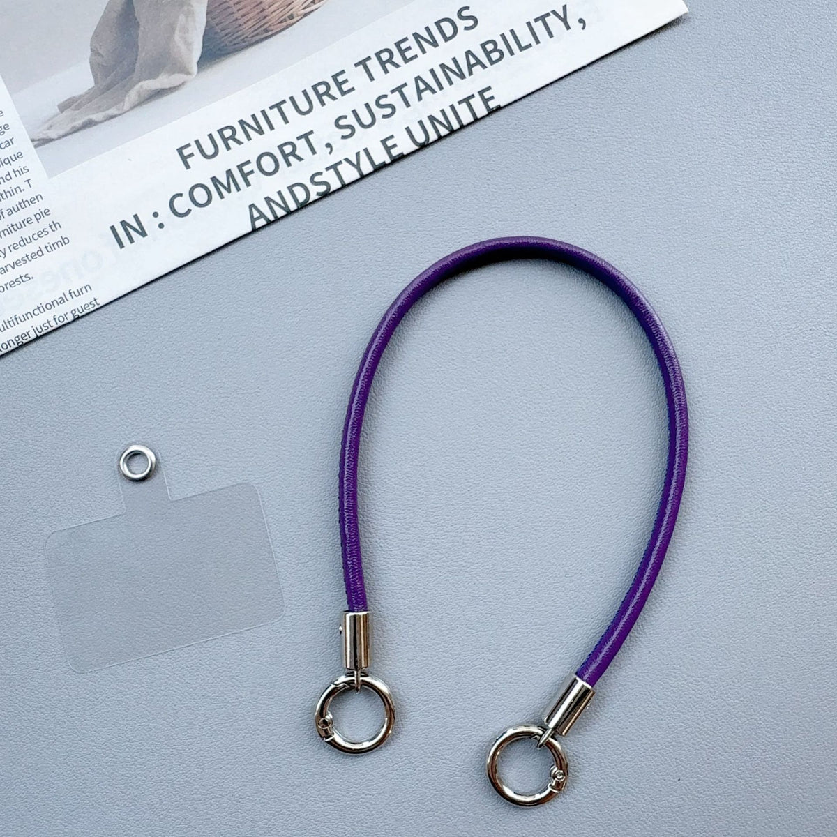 Premium langlebiger Schlüsselband mit Metallclips Brehn