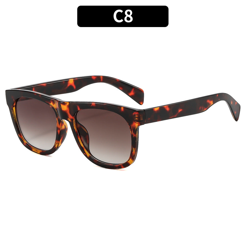 Stylishe Rechte Rahmen Sonnenbrille