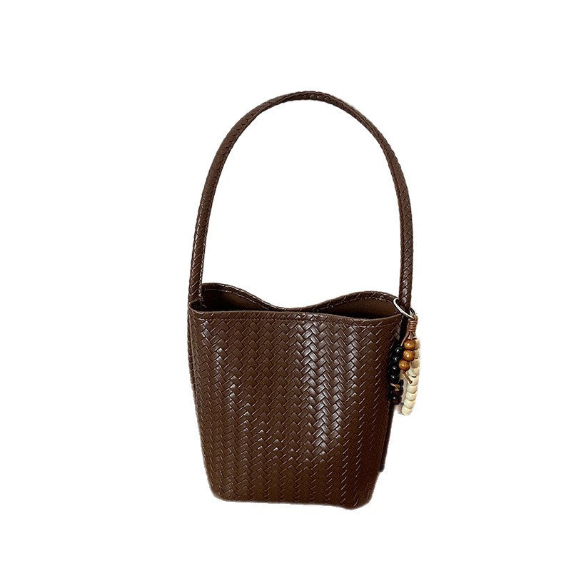 Handgefertigte Geflochtene Leder Tragetasche