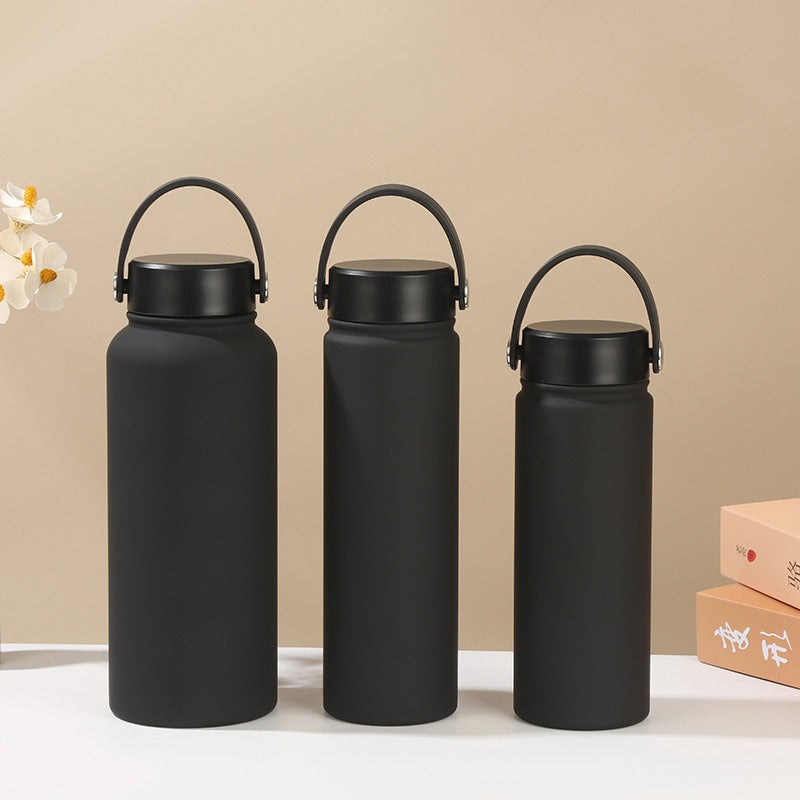 Damen isolierte Wasserflasche mit ergonomischem Tragegriff Brehn