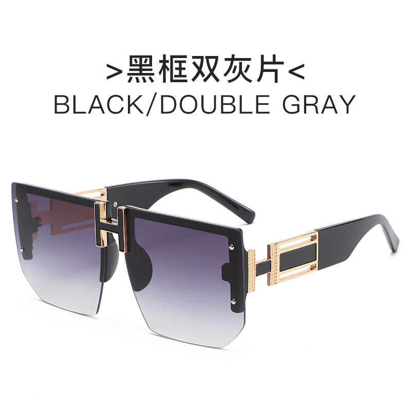 Damen futuristische Quadrat-Sonnenbrille Brehn