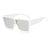 Futuristische geometrische Schild-Sonnenbrille