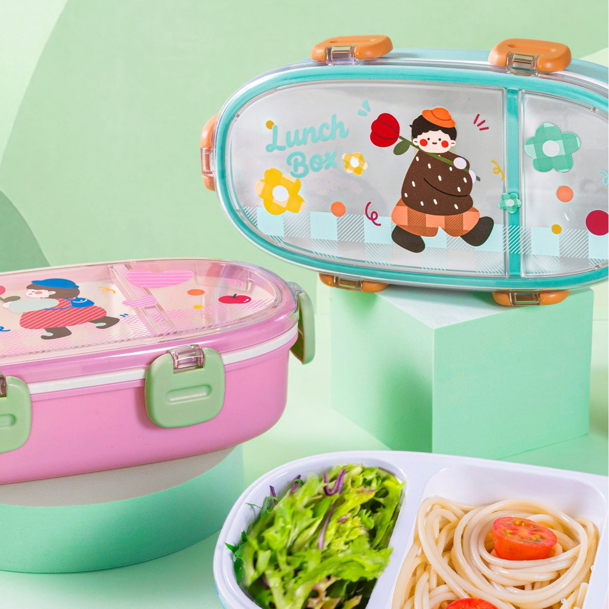 Spaß-Themen Tragbare Bento-Lunchbox