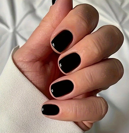Glänzende Pediküre Nagelkunst Brehn
