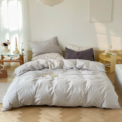 Luxus-Baumwoll-Bettbezug-Set mit hotelweichem Percale-Gewebe