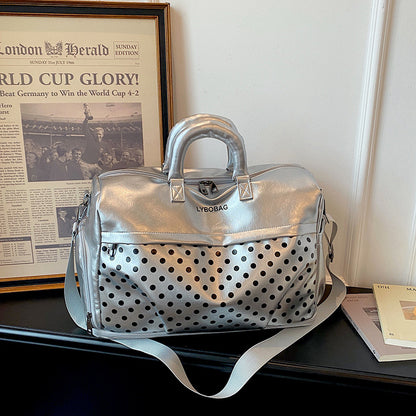 Stylische gepunktete Reis-Duffel-Tasche Brehn