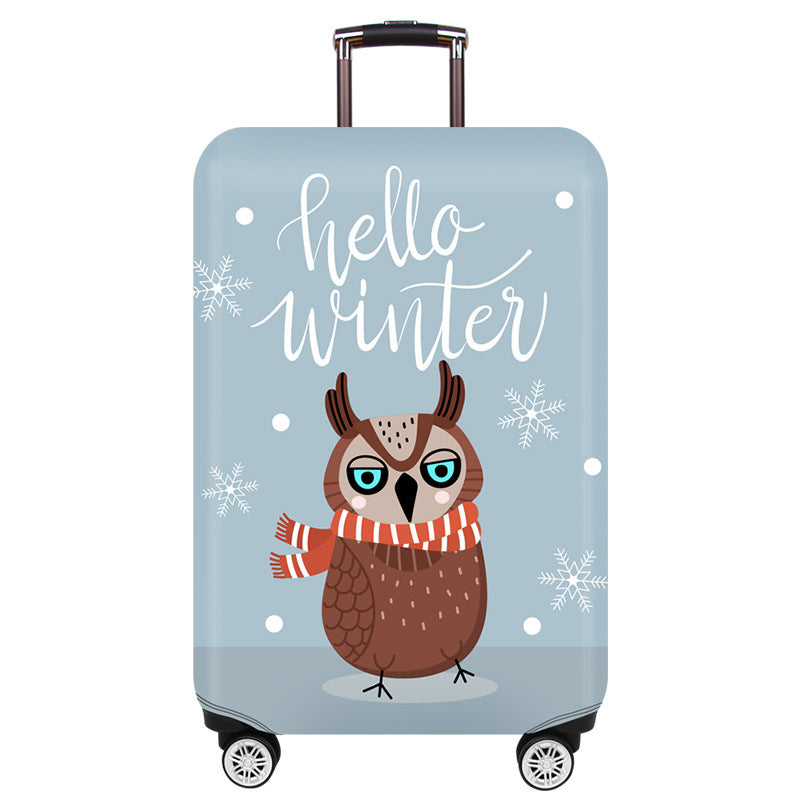 Damen Hartschalenreisekoffer mit niedlichem Weihnachtsdesign Brehn
