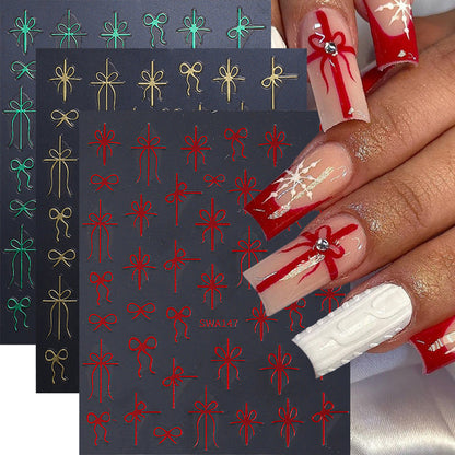 Dekoratives Nagelkunst-Schablonen-Set
