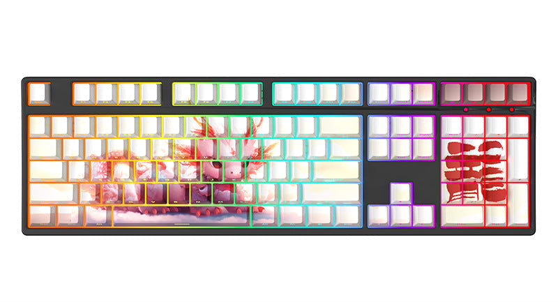 RGB hintergrundbeleuchtete mechanische Tastatur Brehn