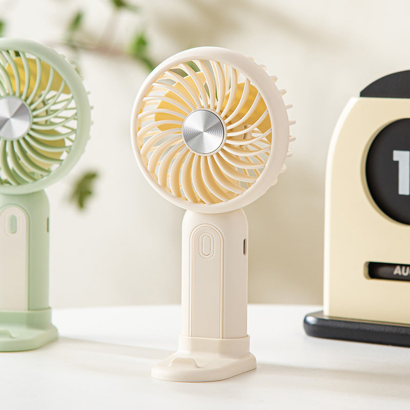 Unisex nan tragbarer Handkühlventilator mit Peltier-Kühlmodul, stufenloser Geschwindigkeitsregelung und LED-Digitalanzeige Brehn