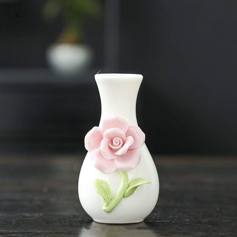 Elegante Florale Keramische Vase Brehn
