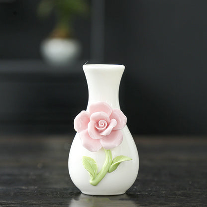 Elegante Florale Keramische Vase Brehn