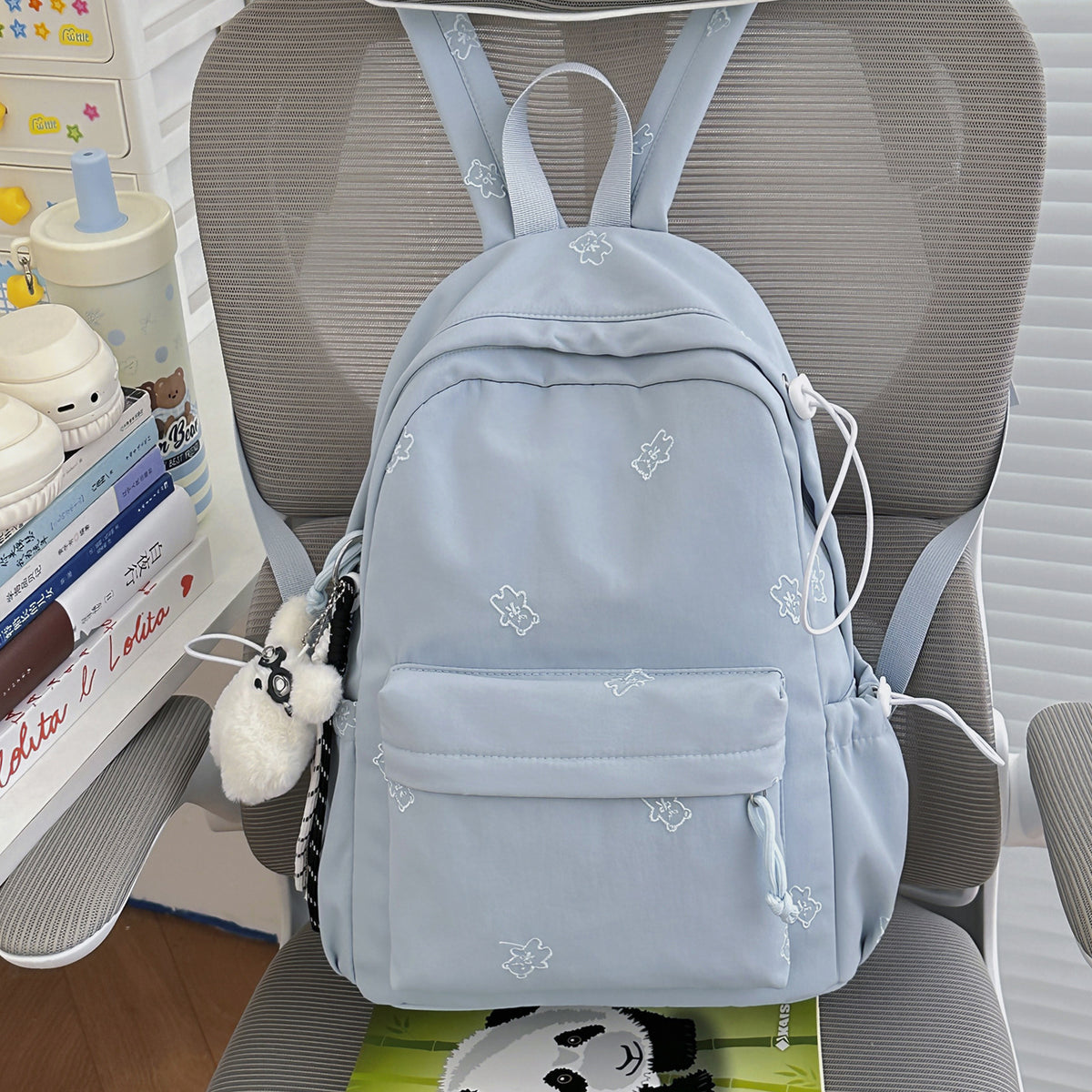 Stylische bestickte Freizeit-Rucksack Brehn 1791205607