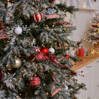 Dekorative Weihnachtsbaum Kugeln Set