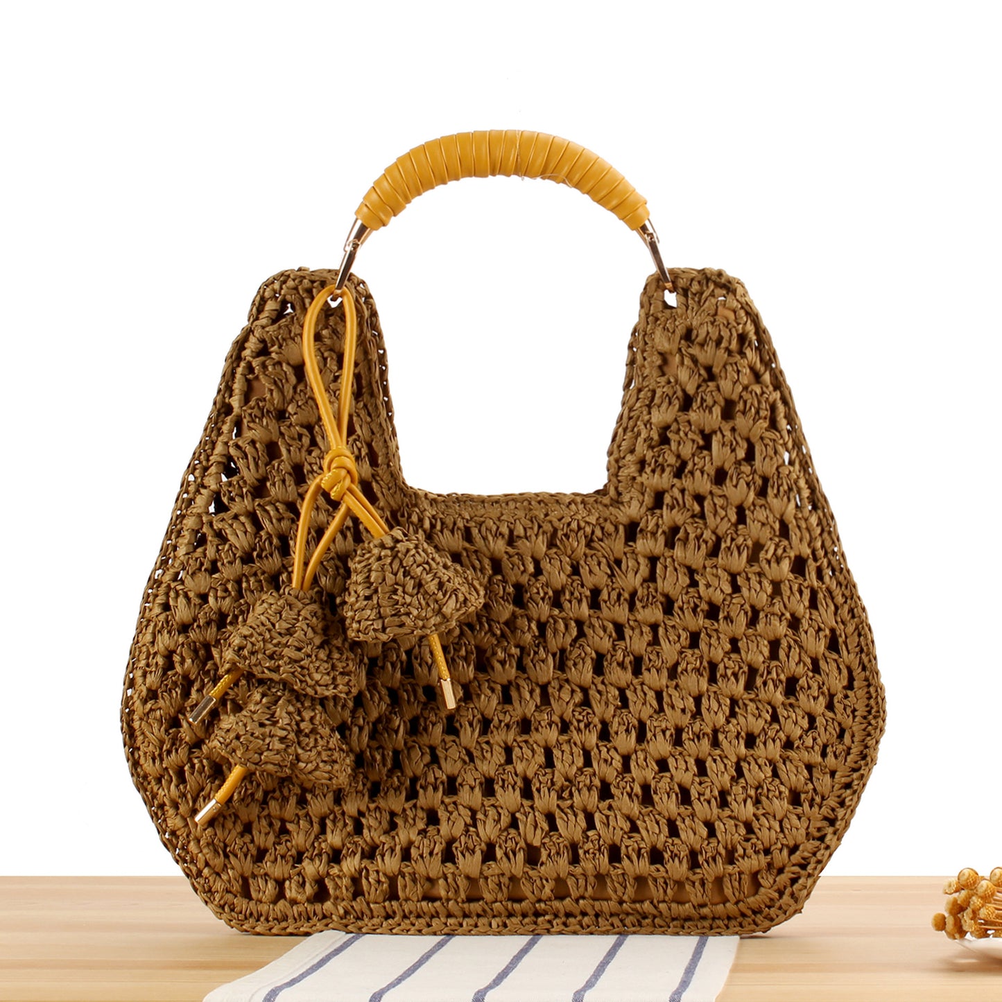 Handgefertigte Basttasche Brehn