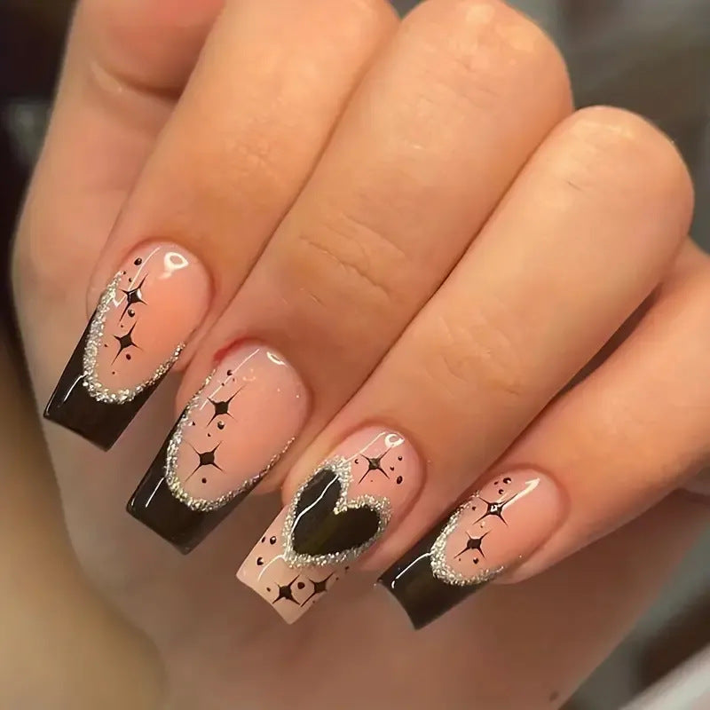 Herz-Design Acryl-Nagelkunst Set Brehn