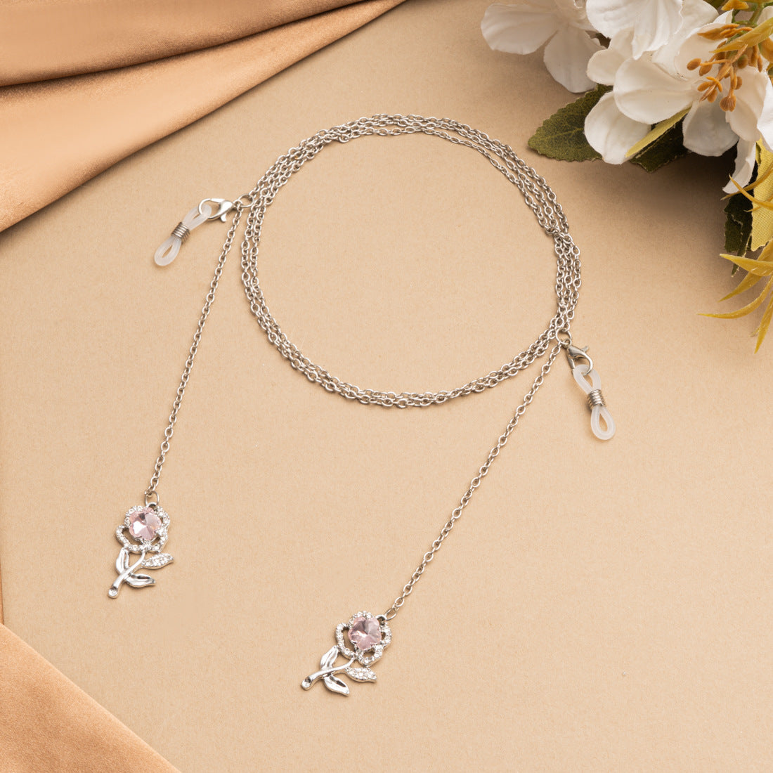 Floral Charm Brillen Kette Brehn