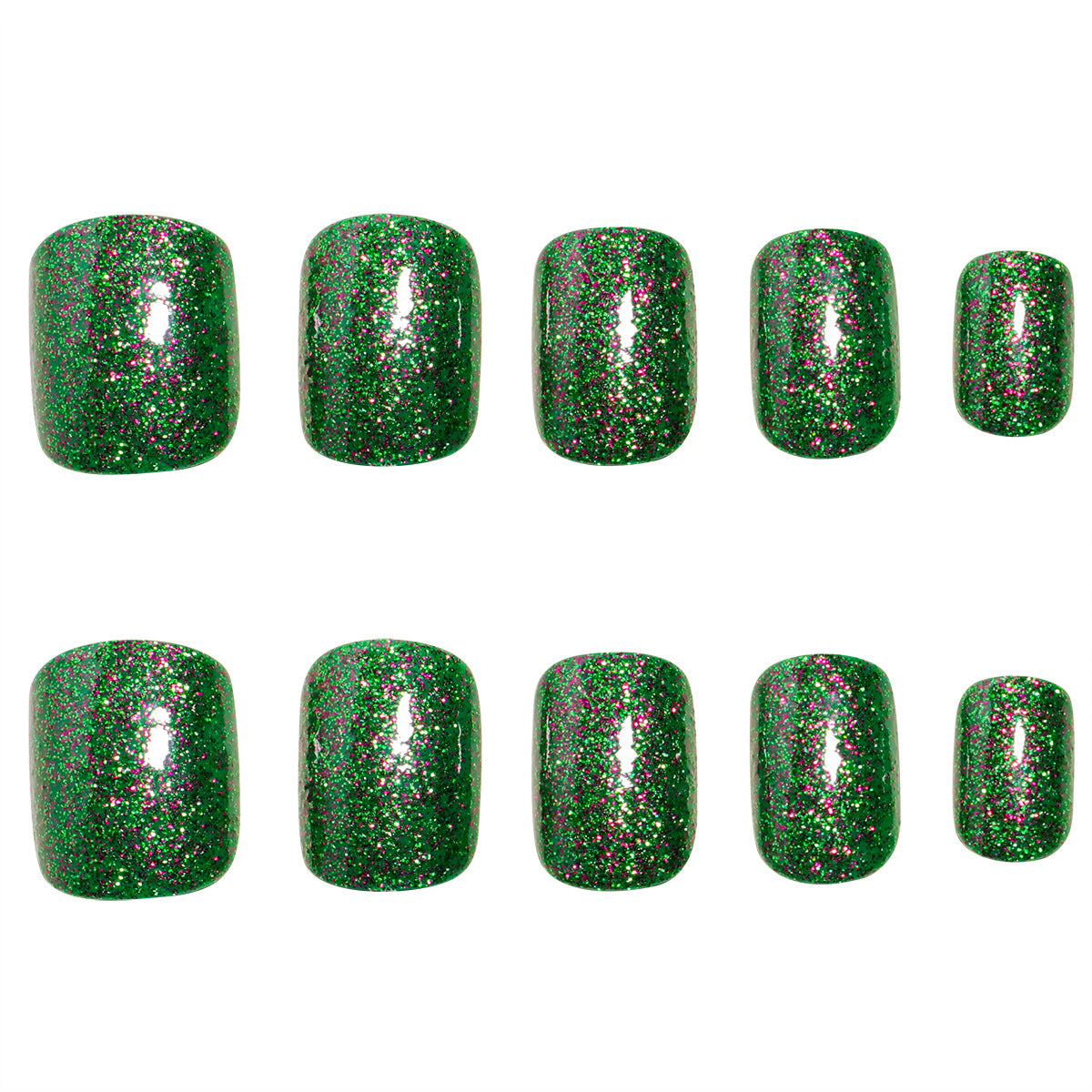 Sparkling Press-On Nagelset Brehn