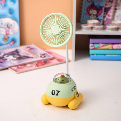 Unisex Tragbarer Mini-Ventilator im niedlichen Panda-Design Brehn
