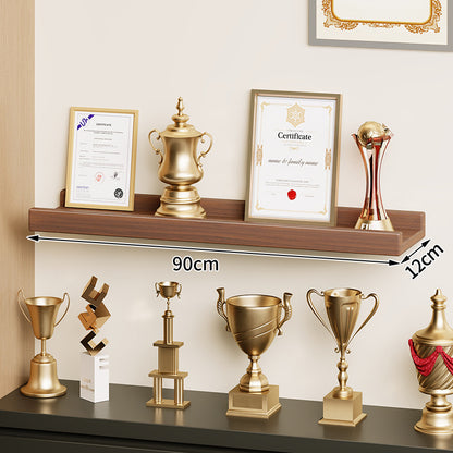 Wandmontierte Schwimmende Display-Regal Lackiertes Hochglanz-MDF