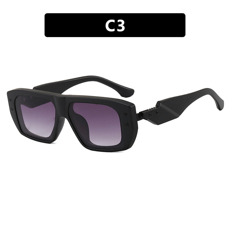 Damen modische quadratische Brille mit mehrfarbigem transparentem Rahmen Brehn