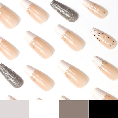 Glamouröse Sternen Nagelkunst Verbesserungen Brehn